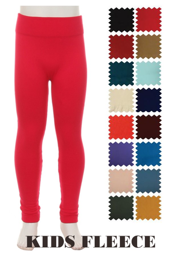 kids fleece leggings