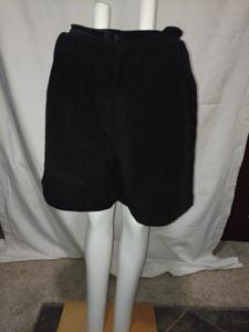 Danier Black Suede Shorts with Pockets