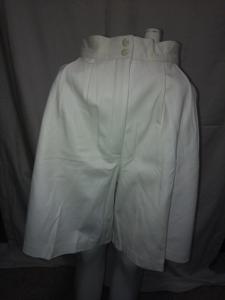 Danier White Leather "Skort"