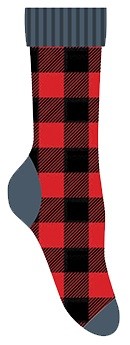 Pudus Boot Socks Lumberjack