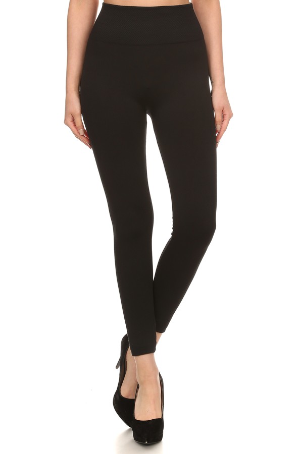 Black Fleece Leggings 